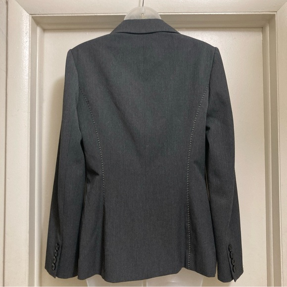 Classiques Entier Woman Grey Three Button Jacket Blazer - Picture 7 of 11